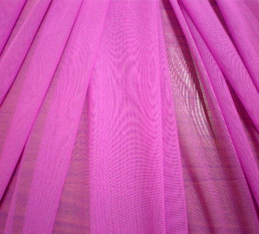 3.Magenta Plain Soft Stretch mesh